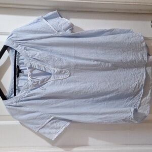 Zach‎ & Rachel women's top size XL 100% cotton striped